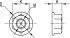 Гайка с насечкой, препятствующей откручиванию М12, нержавеющая сталь DKC CM101200INOX Гайка с насечкой, препятствующей откручиванию М12, нержавеющая сталь DKC CM101200INOX