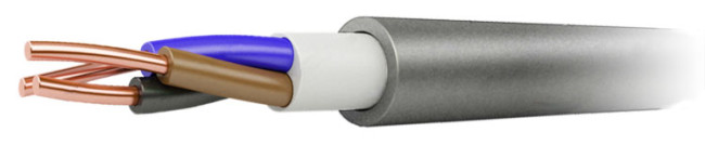 Кабель NYM-J 3x2,5 (бухта 100 м.) Кабель NYM-J 3x2,5 (бухта 100 м.)