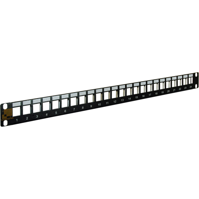 Патч-панель наборная, экранированная, 24 порта, 1U, Lanmaster LAN-PP24OK-STP Патч-панель наборная, экранированная, 24 порта, 1U, Lanmaster LAN-PP24OK-STP
