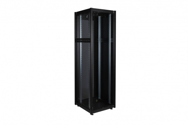 Шкаф телекоммуникационный напольный 600x600, перфорированная дверь Datarex DR-721601 Черный Шкаф телекоммуникационный напольный 600x600, перфорированная дверь Datarex DR-721601 Черный