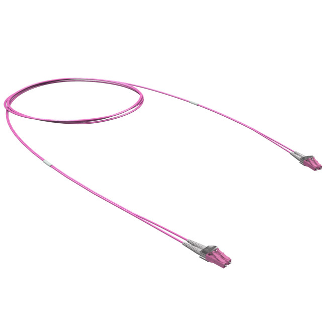 Оптический коммутационный шнур Duplex LC/UPC-LC/UPC, 50/125 (OM4), 1 м DKC RNPC54DLL1 Оптический коммутационный шнур Duplex LC/UPC-LC/UPC, 50/125 (OM4), 1 м DKC RNPC54DLL1