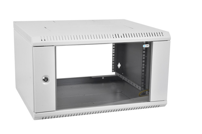 Шкаф телекоммуникационный настенный разборный ЭКОНОМ 12U (600 x 520) дверь стекло ЦМО ШРН-Э-12.500