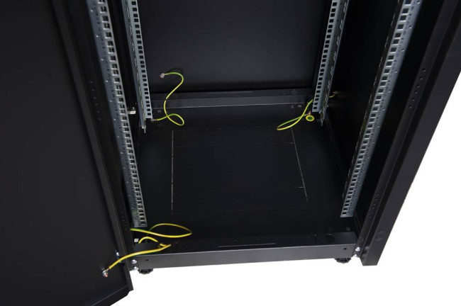 Шкаф телекоммуникационный напольный 600x600, стеклянная дверь Datarex DR-700201 Черный Шкаф телекоммуникационный напольный 600x600, стеклянная дверь Datarex DR-700201 Черный