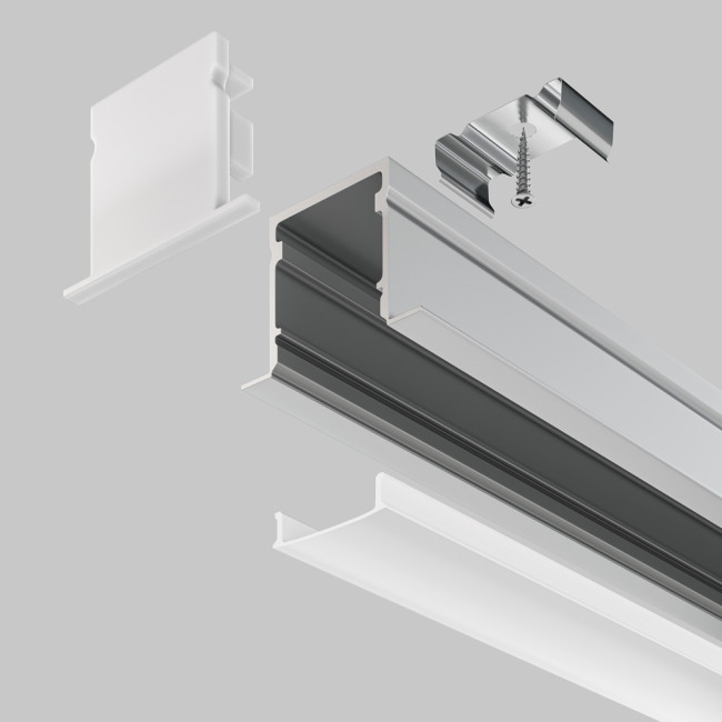 Алюминиевый профиль встраиваемый 27x20 Maytoni Led Strip ALM-2720-S-2M