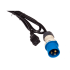 Шнур питания C19-I309 Male, 3х2.5, 220В, 16А, 2.5 метра, Lanmaster LAN-PP9M/19-2.5-BK