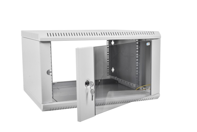 Шкаф телекоммуникационный настенный разборный ЭКОНОМ 12U (600 x 650) дверь стекло ЦМО ШРН-Э-12.650