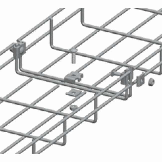 Соединитель двойной для лотка Ф3.5-5мм, Lanmaster LAN-MT-CDA-EZ