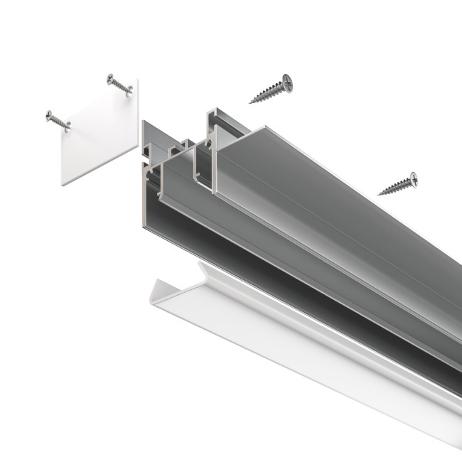 Алюминиевый профиль для натяжного потолка 51x35 Maytoni Led Strip ALM013S-2M