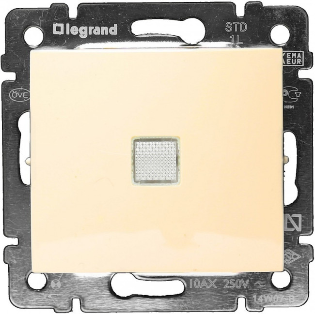 Legrand 774326 Переключатель на два направления с подсветкой - Valena - 10 A - 250 В~ - слоновая кость