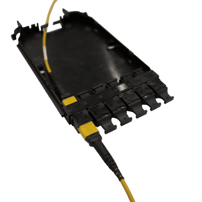 Компактная кассета с 6 адаптерами MPO, Lanmaster LAN-MCCB-6MPO