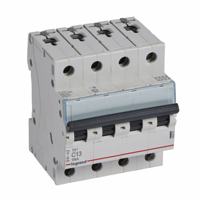 Legrand 403957 Авт.выкл.tx3 c13a 4п 6000/10ka