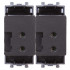 USB зарядное устройство модульное, "Avanti", "Закаленная сталь", 2модуля, 2.1 А DKC 4404542