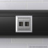 USB зарядное устройство модульное, "Avanti", "Закаленная сталь", 2модуля, 2.1 А DKC 4404542