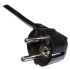 Шнур питания C13-Schuko угловая, 3х0.75, 220В, 10А, синий, 1.8 метра, Lanmaster LAN-PP13/SHA-1.8-BL
