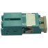 Адаптер оптический LC OM3, со шторкой, корпус SC, дуплексный, Lanmaster LAN-2LCS/SH-AM-OM3