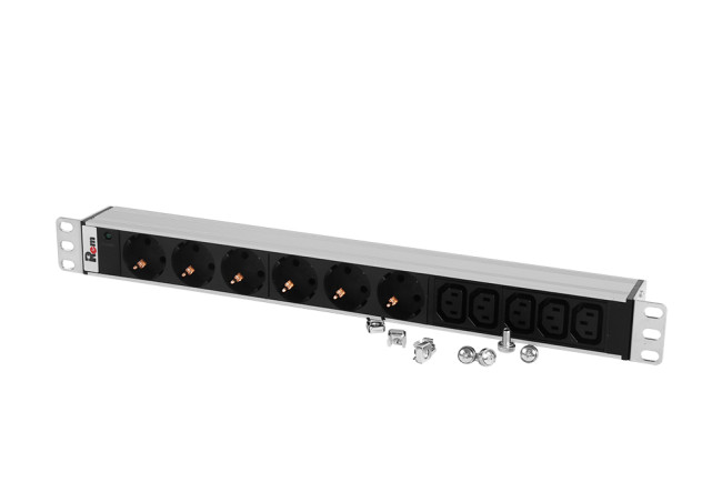 Блок розеток Rem-10 без шнура с инд., 6 Sсhuko, 5 IEC 60320 C13, вход IEC 60320 C14, 10A, алюм., 19" ЦМО R-10-6S-5C13-I-440-Z Блок розеток Rem-10 без шнура с инд., 6 Sсhuko, 5 IEC 60320 C13, вход IEC 60320 C14, 10A, алюм., 19" ЦМО R-10-6S-5C13-I-440-Z