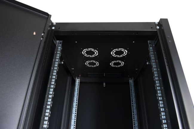 Шкаф телекоммуникационный напольный 600x800, стеклянная дверь Datarex DR-700311 Черный Шкаф телекоммуникационный напольный 600x800, стеклянная дверь Datarex DR-700311 Черный