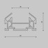 Профиль для монтажа Unity в натяжной ПВХ потолок, 2м Maytoni Technical TRA001MP-112S