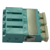 Адаптер оптический LC SM, со шторкой, корпус SC, квадро, Lanmaster LAN-4LCS/SH-AM-SM