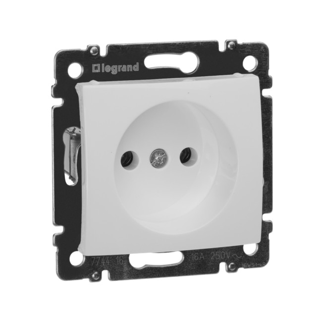 Legrand 774416 Силовая розетка - Valena - 2К - на винтах - 10/16 А - 230/250 В~ - белый