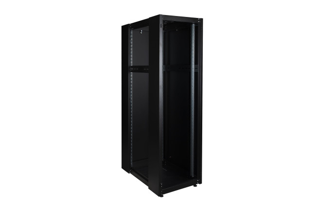Шкаф телекоммуникационный напольный 600х1000, стеклянная дверь Datarex DR-700631 Черный Шкаф телекоммуникационный напольный 600х1000, стеклянная дверь Datarex DR-700631 Черный