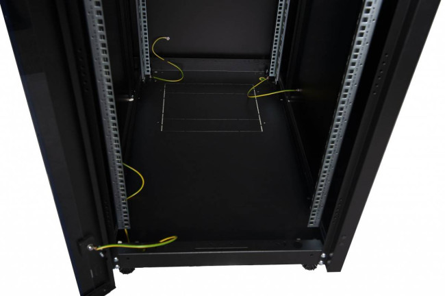 Шкаф телекоммуникационный напольный 600х1000, стеклянная дверь Datarex DR-700631 Черный Шкаф телекоммуникационный напольный 600х1000, стеклянная дверь Datarex DR-700631 Черный