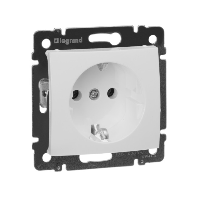 Legrand 774420 Силовая розетка - Valena - 2К+3 - на винтах - 10/16 А - 230/250 В~ - белый