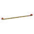 Шина заземления 19", медная 482х15х3 мм, 20 контактов, TWT-EBARH-1U-15x3/20