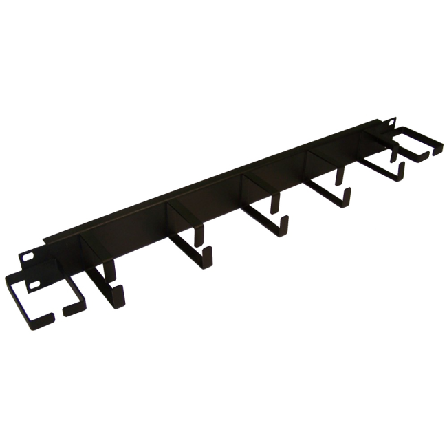Органайзер 19" 1U 5 колец + 2 боковых, TWT-ORG1U-5V2H
