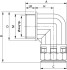 Муфта 90 грд. труба-коробка DN 48 мм, М50х1,5, полиамид, цвет черный DKC PAN48M50N Муфта 90 грд. труба-коробка DN 48 мм, М50х1,5, полиамид, цвет черный DKC PAN48M50N