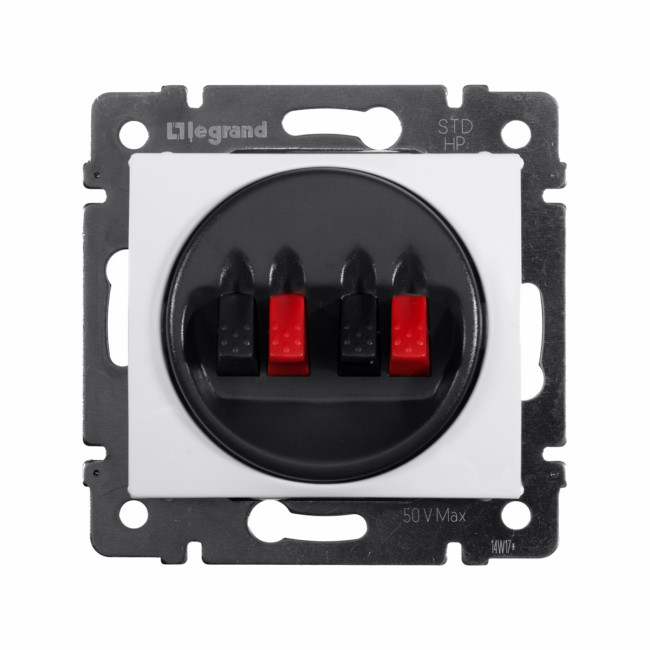 Legrand 774424 Розетка для колонок - Valena - двойная - белый