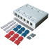 Коробка настенная на 12 кейстоунов, белая, Lanmaster LAN-MB-12K-WH