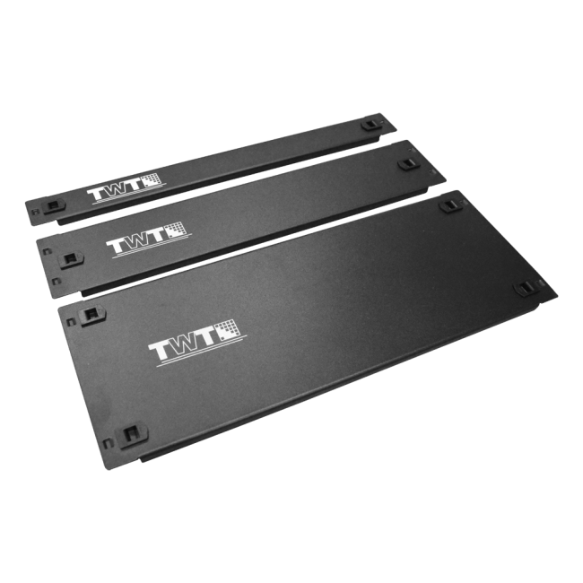 19" металлическая фальш-панель 3U, быстросъемная, черная, TWT-DC-TLMFP-3U