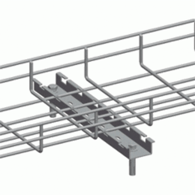 Профиль подвесной перфорированный, 400мм, Lanmaster LAN-MT-PP400-EZ