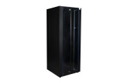 Шкаф телекоммуникационный напольный 800x800, стеклянная дверь Datarex DR-738521 Черный
