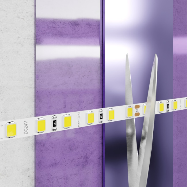 Светодиодная лента 24В 2835 9,6Вт/м 4000K 5м IP20 5мм Maytoni Led Strip 20020