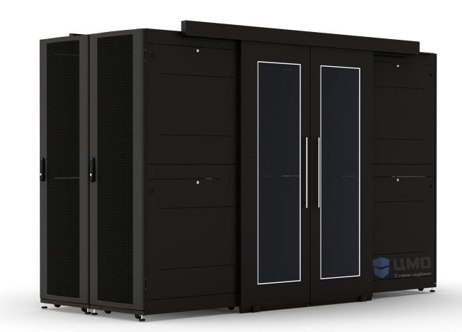 Двери коридора со стеклом сдвижные 42U x (900-1250 мм) для шкафов серии ШТК-СП-42.x.x ЦМО ЦОД-СП-Д-42.1250-9005 Двери коридора со стеклом сдвижные 42U x (900-1250 мм) для шкафов серии ШТК-СП-42.x.x ЦМО ЦОД-СП-Д-42.1250-9005