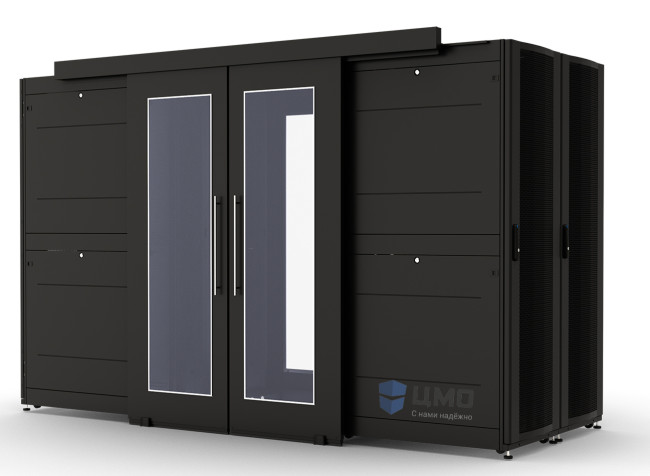 Двери коридора со стеклом сдвижные 48U x (900-1250 мм) для шкафов серии ШТК-СП-48.x.x ЦМО ЦОД-СП-Д-48.1250-9005 Двери коридора со стеклом сдвижные 48U x (900-1250 мм) для шкафов серии ШТК-СП-48.x.x ЦМО ЦОД-СП-Д-48.1250-9005