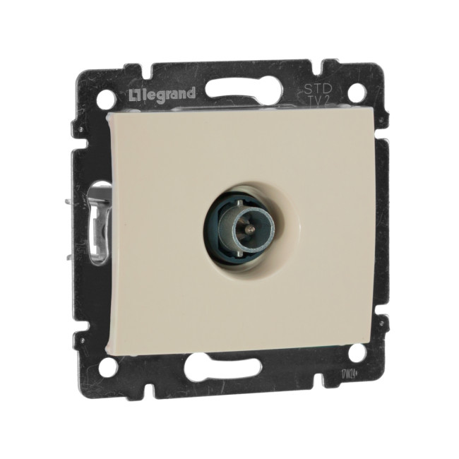 Legrand 774330 ТВ розетка - Valena - оконечная - 10 дБ - 2400 МГц - слоновая кость