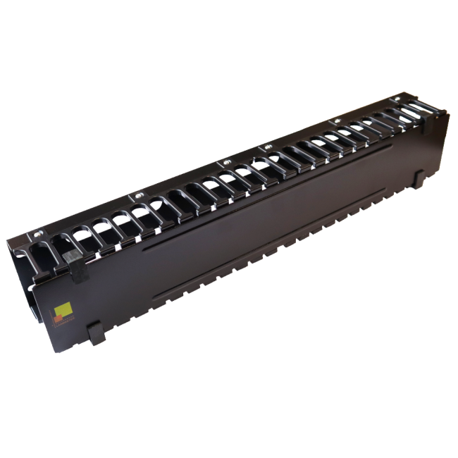 Кабельный органайзер 19" c крышкой, 2U, Lanmaster LAN-ORG/CV-2U Кабельный органайзер 19" c крышкой, 2U, Lanmaster LAN-ORG/CV-2U