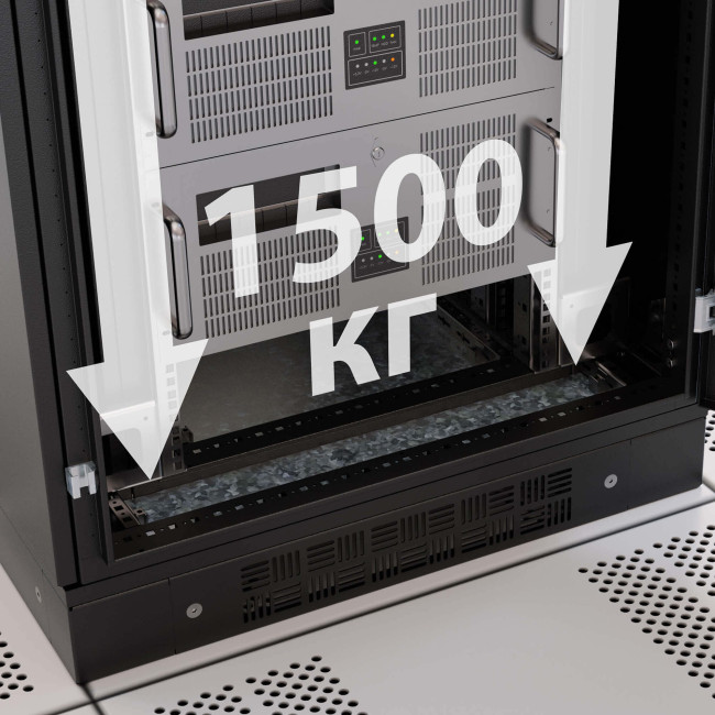 Разобранный напольный 19" IT-CQE 47U 800х2200х800, двери стекло + сплошная, RAL9005 DKC R5IT4788GSB Разобранный напольный 19" IT-CQE 47U 800х2200х800, двери стекло + сплошная, RAL9005 DKC R5IT4788GSB