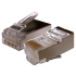 Коннектор RJ45 STP 8P8C, универсальный, cat.6, 100 шт., TWT-PL45/S-8P8C-6