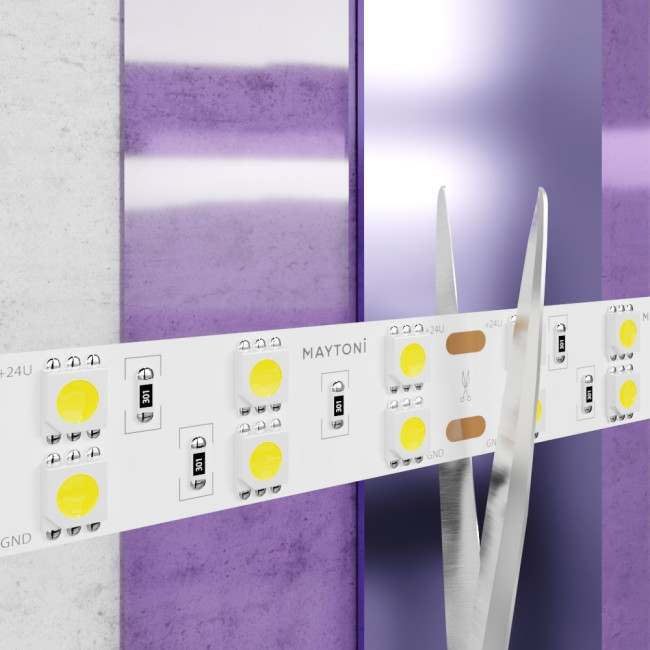 Светодиодная лента 24В 5050 28,8Вт/м 4000K 5м IP20 15мм Maytoni Led Strip 20035