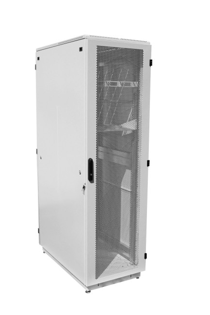 Шкаф телекоммуникационный напольный 42U (800 x 1000) дверь перфорированная, задние двойные перф. ЦМО ШТК-М-42.8.10-48АА Шкаф телекоммуникационный напольный 42U (800 x 1000) дверь перфорированная, задние двойные перф. ЦМО ШТК-М-42.8.10-48АА