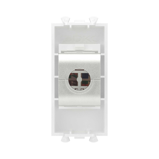 Компьютерная розетка RJ-45 без шторки модульная, кат.5е экранированная, "Avanti", "Белое облако", 1 модуль DKC 4400761 Компьютерная розетка RJ-45 без шторки модульная, кат.5е экранированная, "Avanti", "Белое облако", 1 модуль DKC 4400761