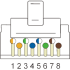Коннектор RJ45 STP 8P8C, универсальный, cat.6A, 100 шт., TWT-PL45/S-8P8C-6A