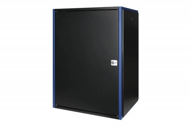 Шкаф телекоммуникационный настенный 600x450, металлическая дверь Datarex DR-610411 Черный