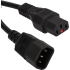 Шнур питания с блокировкой C13-C14, 3х0.75, 220В, 10А, черный, 2 метра, Lanmaster LAN-PP13L/14-2.0-BK Шнур питания с блокировкой C13-C14, 3х0.75, 220В, 10А, черный, 2 метра, Lanmaster LAN-PP13L/14-2.0-BK