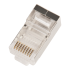 Коннектор RJ45 тип EZ, 8P8C, STP, Cat.5e, универсальный, покрытие 50 микрон,100 шт., Lanmaster LAN-EZ45-8P8C/S5E-100