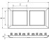 Рамка-суппорт "Avanti" для "In-liner Front", белый, 6 модулей DKC 4400916
